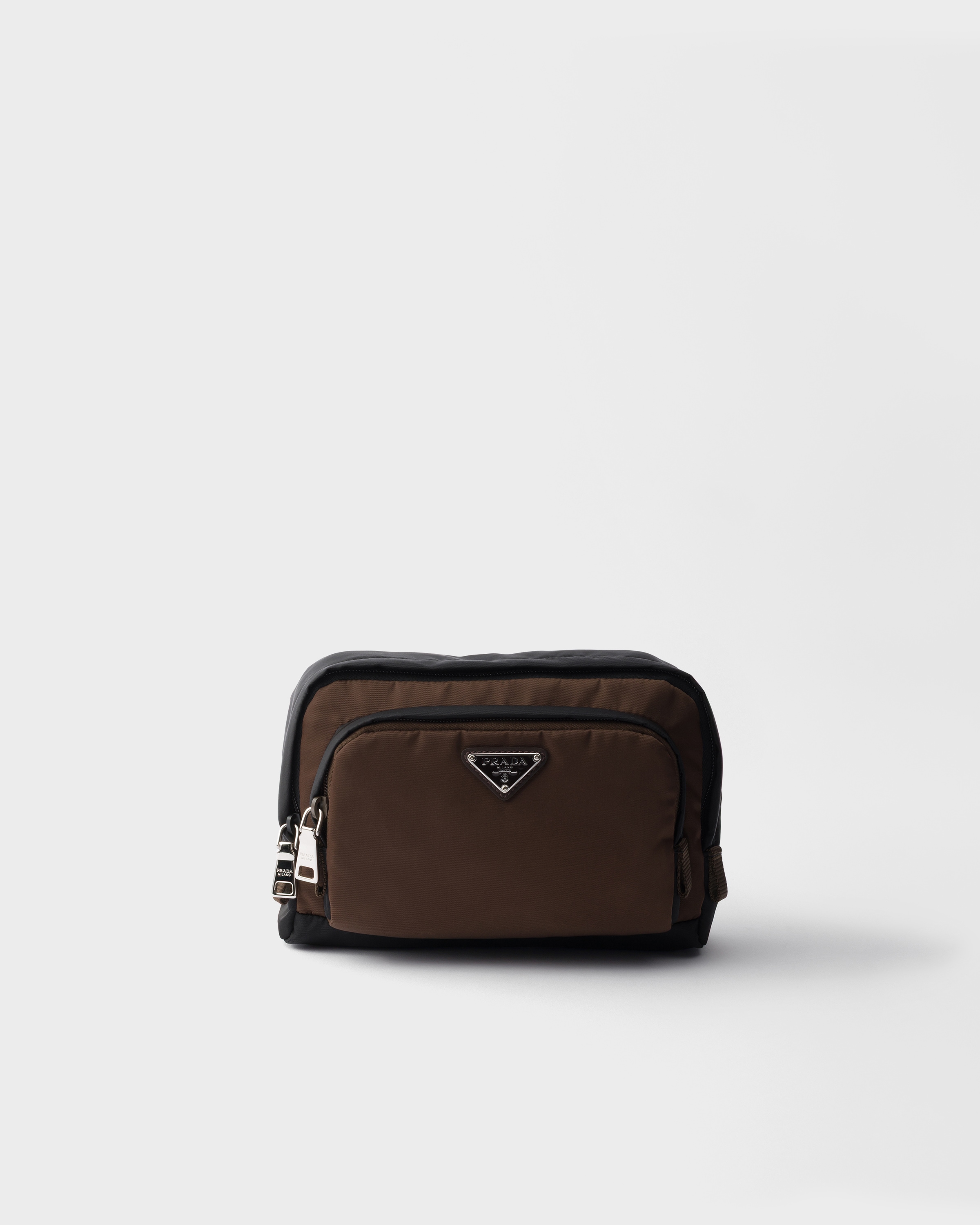 Black/burnt Re-nylon Pouch | PRADA