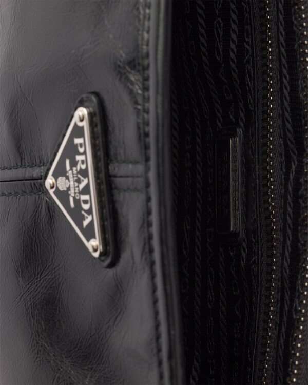 Leather pouch - Black Leather pouch - Black