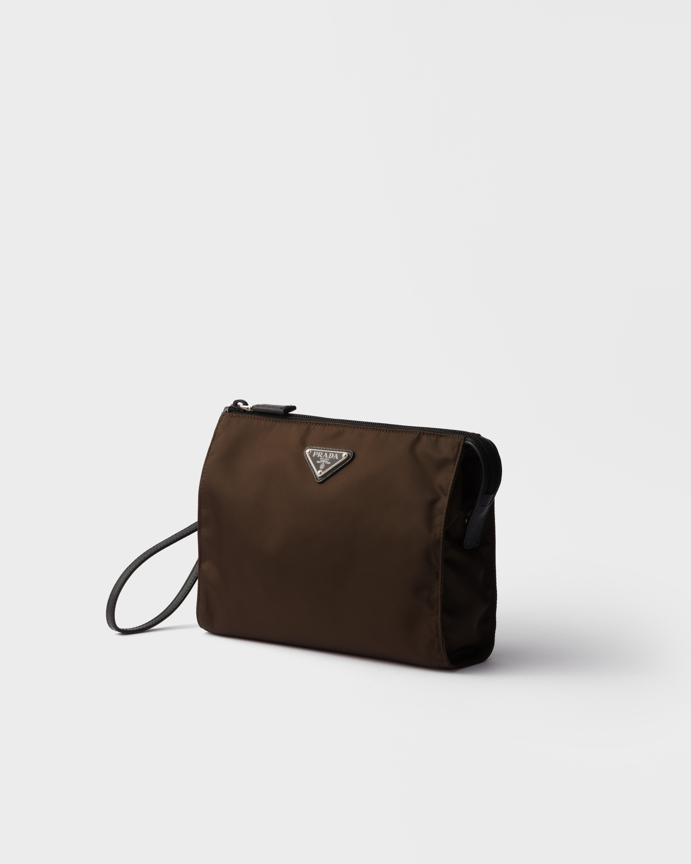 Sienna Re-nylon And Saffiano Leather Necessaire | PRADA - United