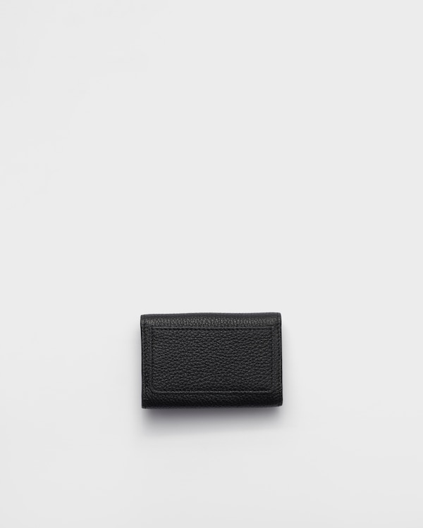 Leather key case - Black/Loden Green Leather key case - Black/Loden Green