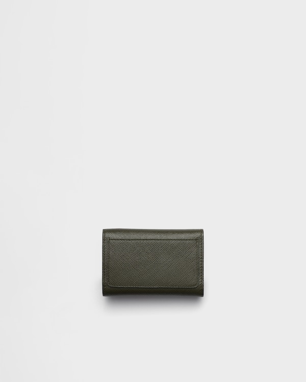 サフィアーノレザー キーケース - カモフラージュ/バーガンディ サフィアーノレザー キーケース - カモフラージュ/バーガンディ