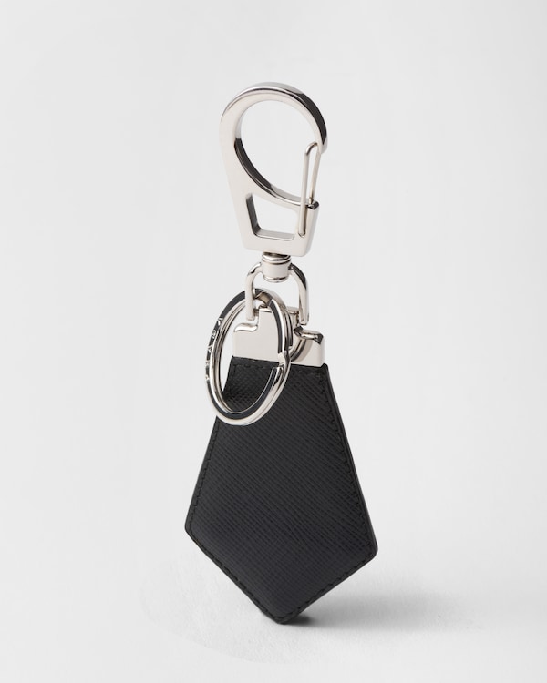 Saffiano leather keychain Saffiano leather keychain