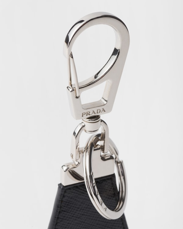 Saffiano leather keychain Saffiano leather keychain
