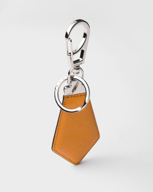 Llavero en piel Saffiano Llavero en piel Saffiano