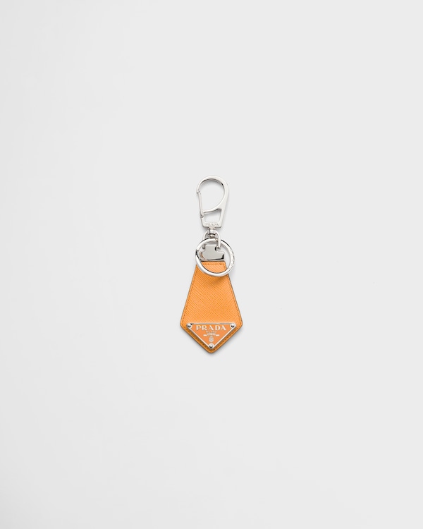 Llavero en piel Saffiano Llavero en piel Saffiano