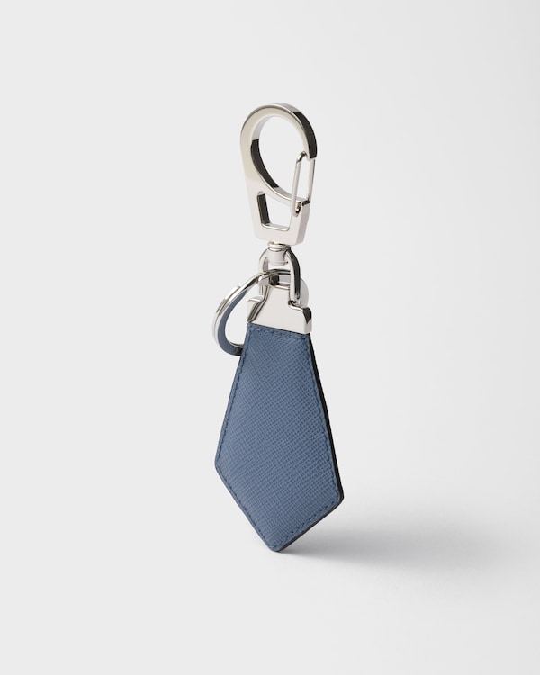 사피아노 가죽 키링 - 애비에이션 블루 사피아노 가죽 키링 - 애비에이션 블루