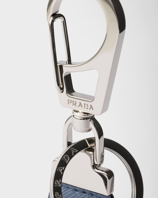 사피아노 가죽 키링 - 애비에이션 블루 사피아노 가죽 키링 - 애비에이션 블루