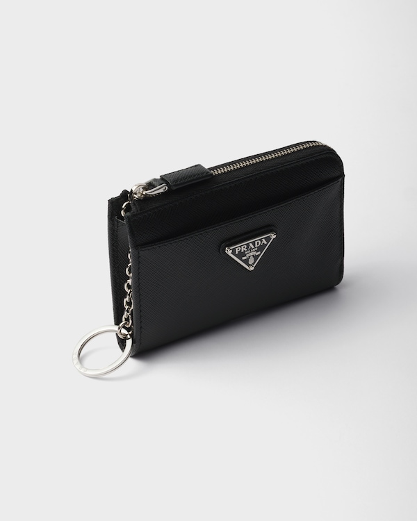 Saffiano皮革钥匙包 - 黑色 Saffiano皮革钥匙包 - 黑色