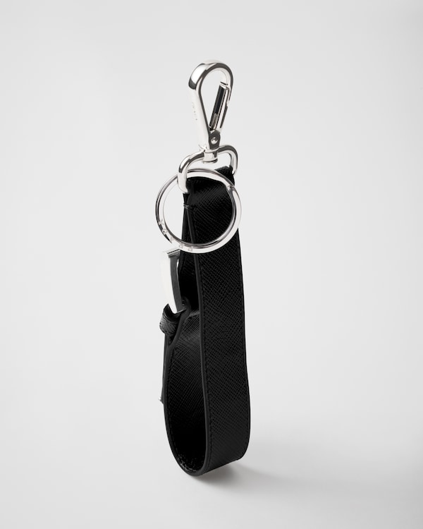 Saffiano leather keychain Saffiano leather keychain