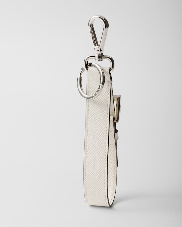 Saffiano leather keychain Saffiano leather keychain