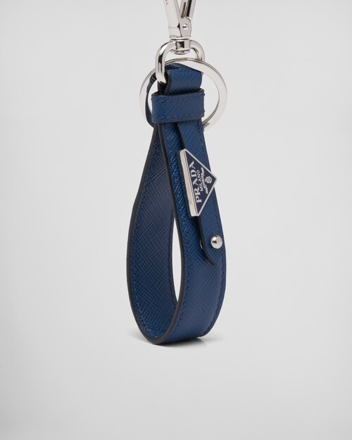Prada Saffiano leather keychain 2