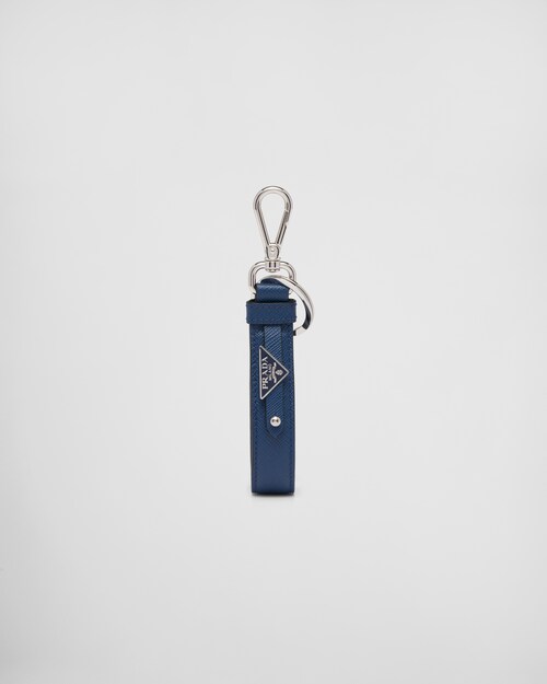 Prada Saffiano leather keychain 1