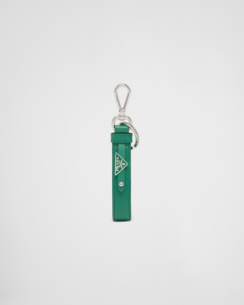 Prada Saffiano leather keychain 1