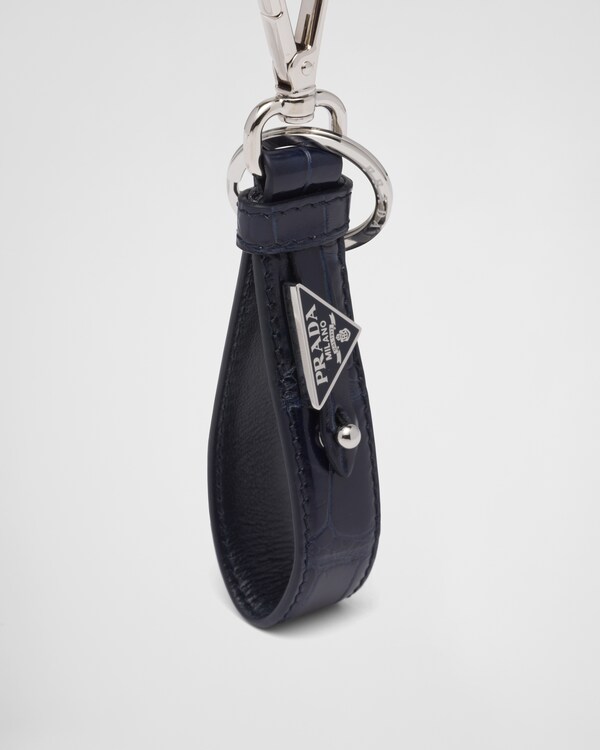 Crocodile leather keychain Crocodile leather keychain