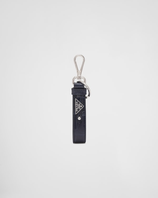 Crocodile leather keychain Crocodile leather keychain