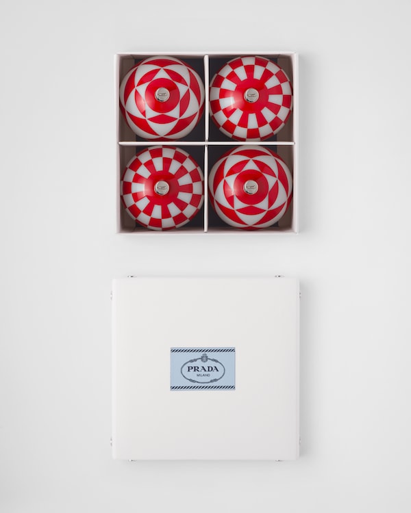 Glass Christmas ornament set Glass Christmas ornament set