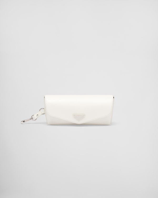 Saffiano leather eyeglasses case Saffiano leather eyeglasses case