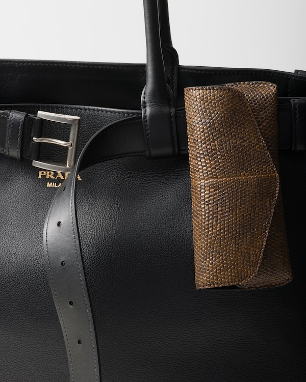 جراب نظارات من جلد السحلية - بيج كورك جراب نظارات من جلد السحلية - بيج كورك