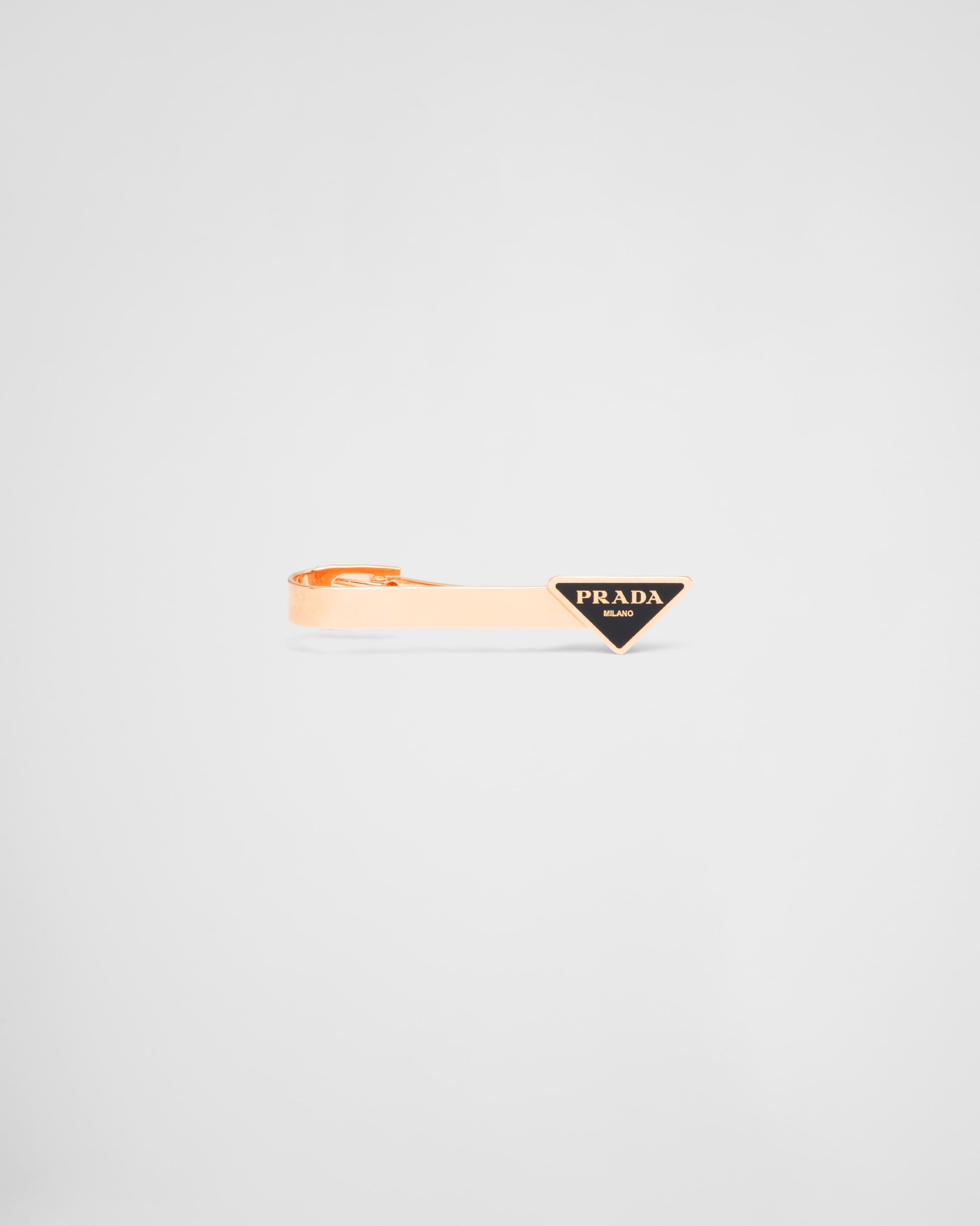 Gold/black Sterling Sliver Tie Clip