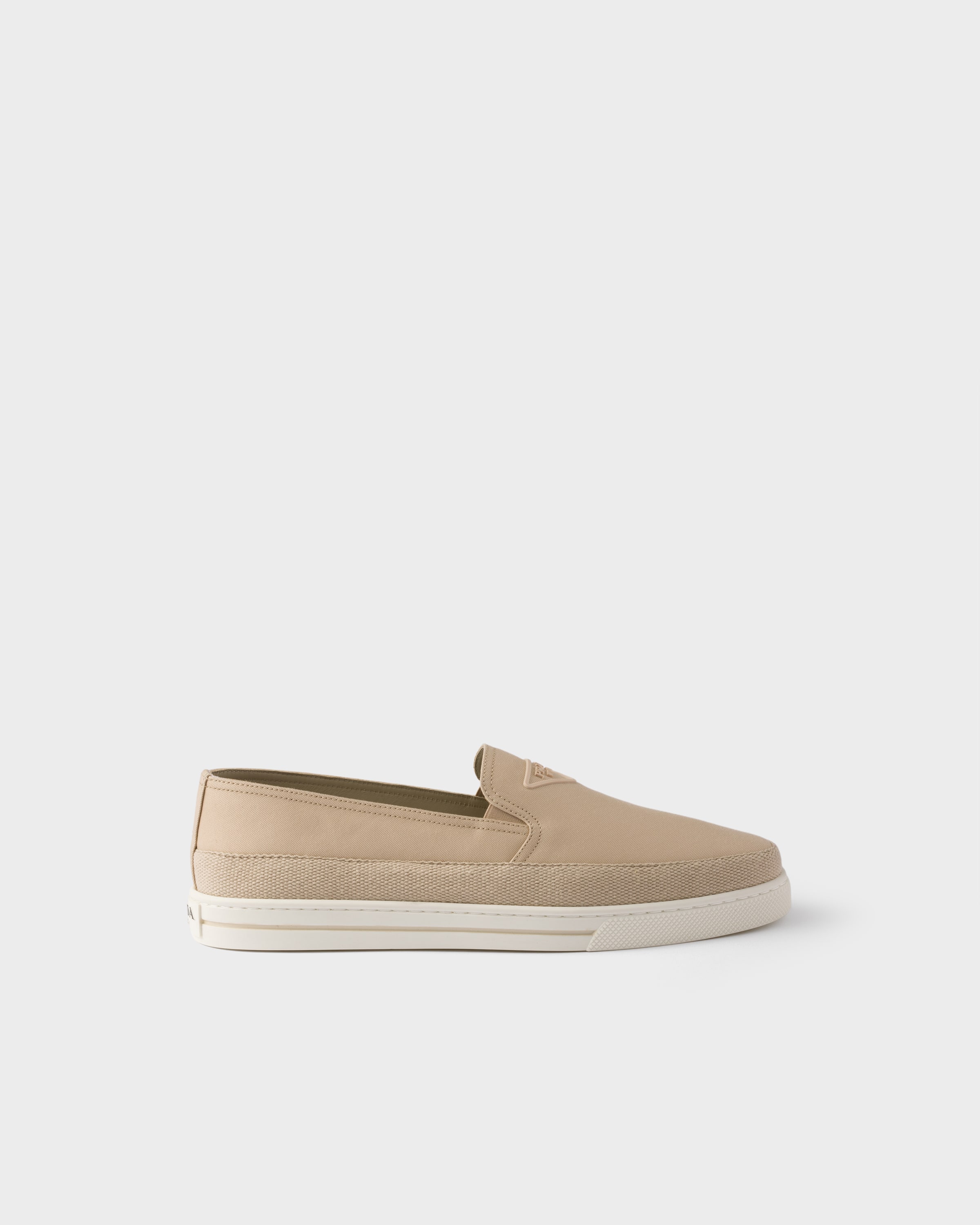 Cord Cotton canvas slip-ons | PRADA