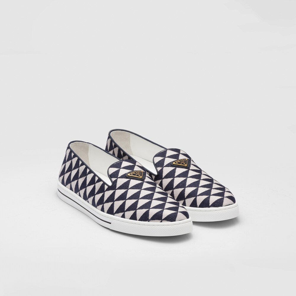 Prada Slip-on in tessuto ricamato 1