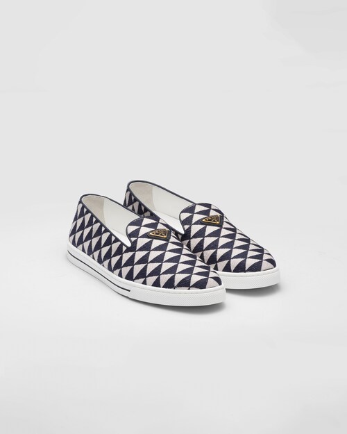 Prada Slip-on in tessuto ricamato 1