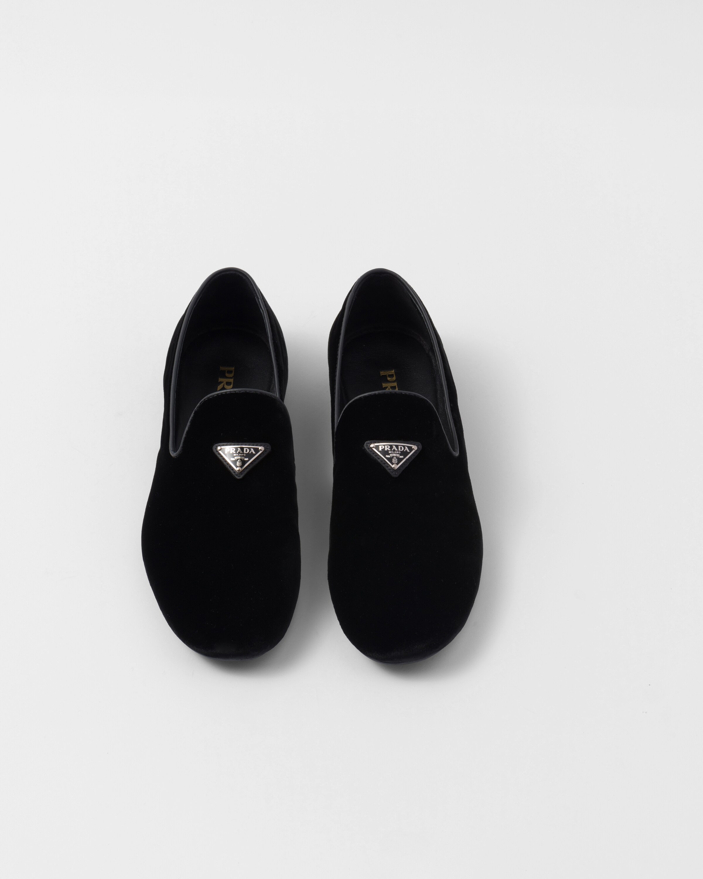 Prada velvet shoes clearance
