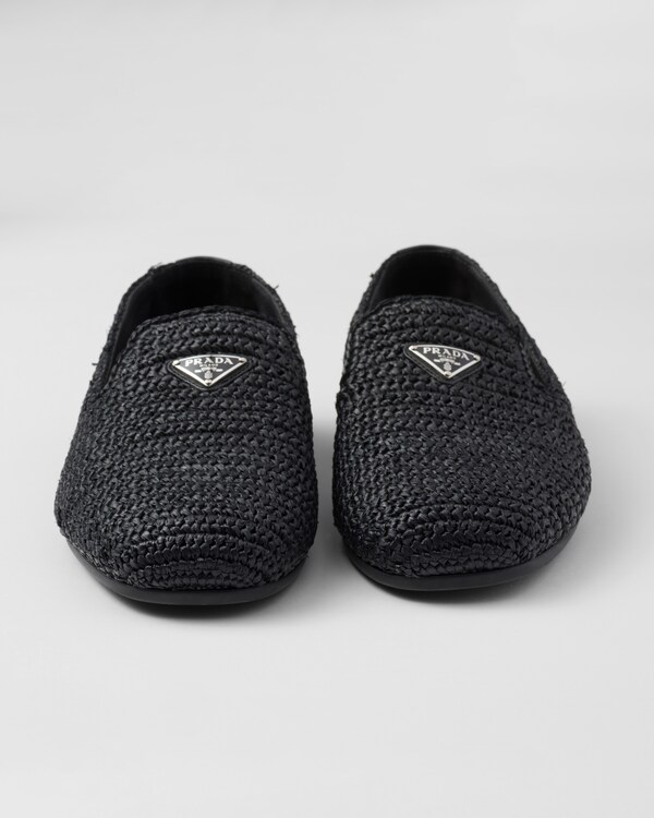 Crochet slip-on shoes - Black Crochet slip-on shoes - Black