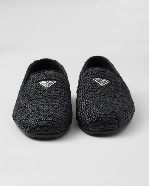 Crochet slip-on shoes - Black Crochet slip-on shoes - Black