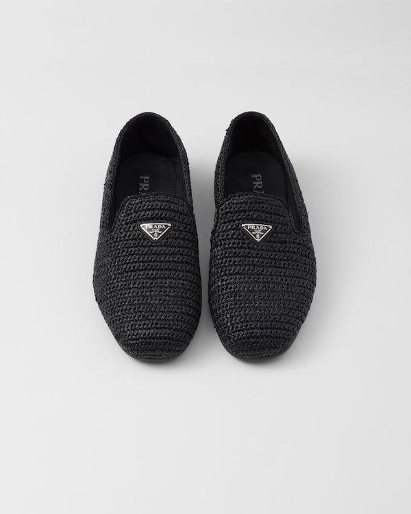 Crochet slip-on shoes - Black Crochet slip-on shoes - Black