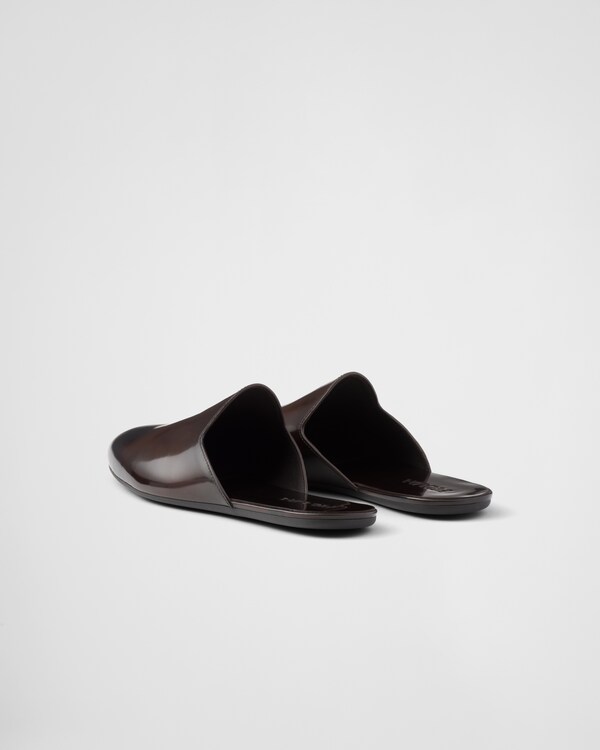 Brushed leather slippers - Sienna Brushed leather slippers - Sienna