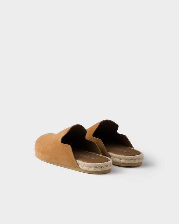 スエード ミュール - ブラウン スエード ミュール - ブラウン