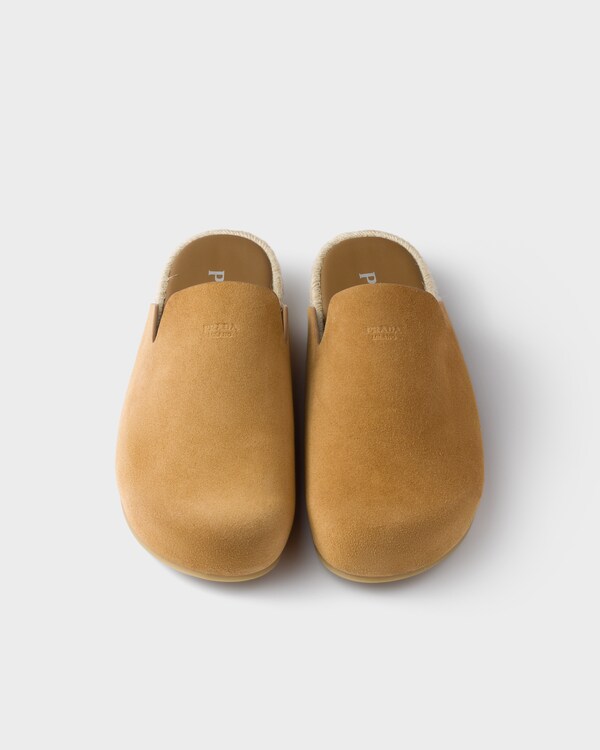 スエード ミュール - ブラウン スエード ミュール - ブラウン