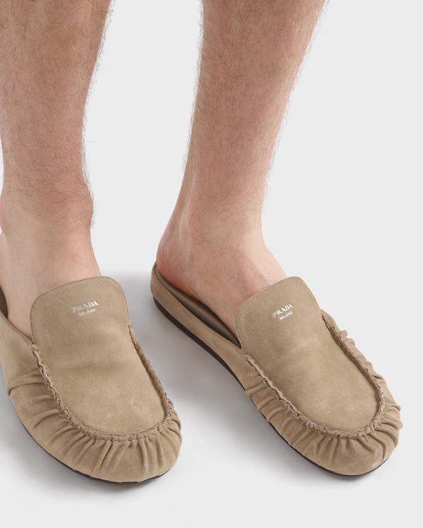 Suede mules - Desert Beige Suede mules - Desert Beige