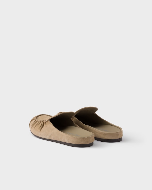 Suede mules - Desert Beige Suede mules - Desert Beige