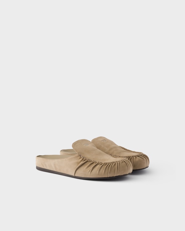 Suede mules - Desert Beige Suede mules - Desert Beige