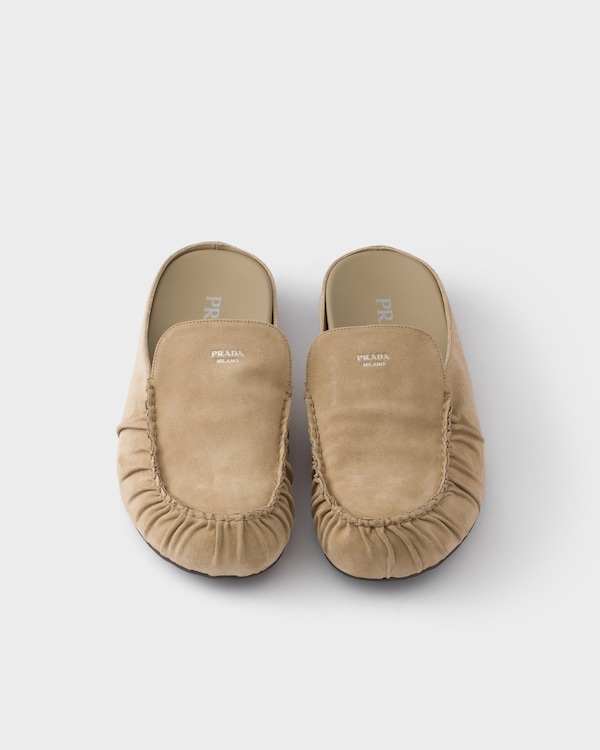 Suede mules - Desert Beige Suede mules - Desert Beige
