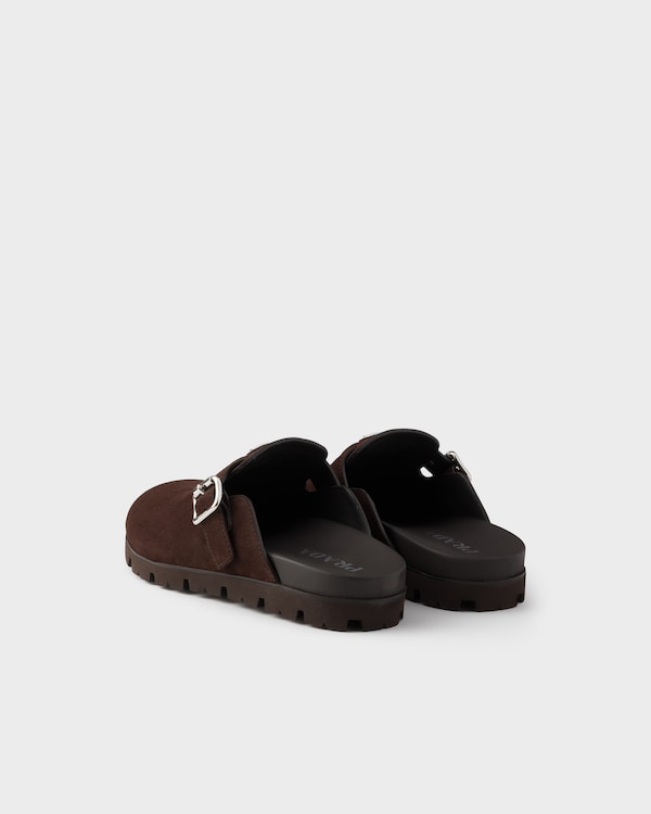 Suede mules - Dark Brown Suede mules - Dark Brown
