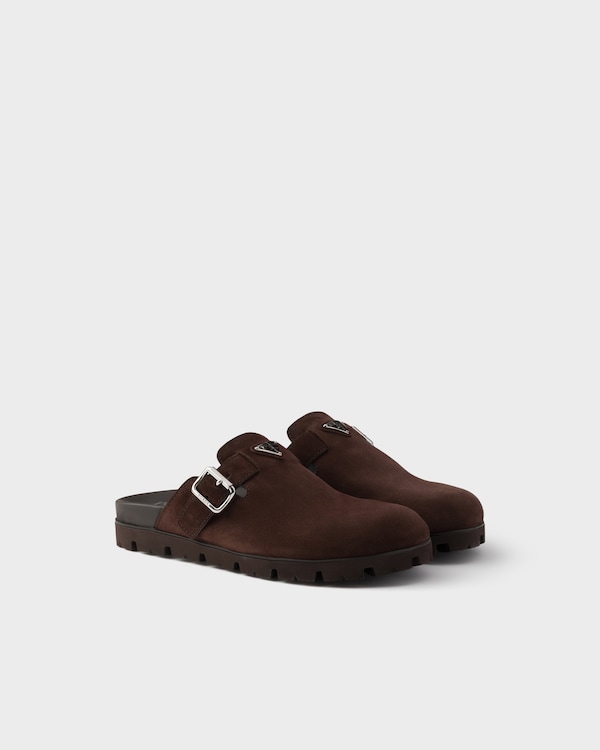 Suede mules - Dark Brown Suede mules - Dark Brown