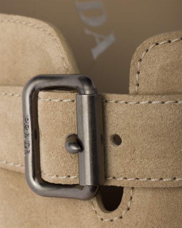 Suede mules - Desert Beige Suede mules - Desert Beige