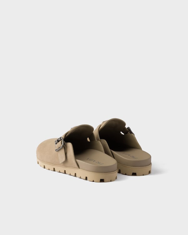 Suede mules - Desert Beige Suede mules - Desert Beige