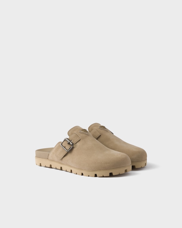 Suede mules - Desert Beige Suede mules - Desert Beige