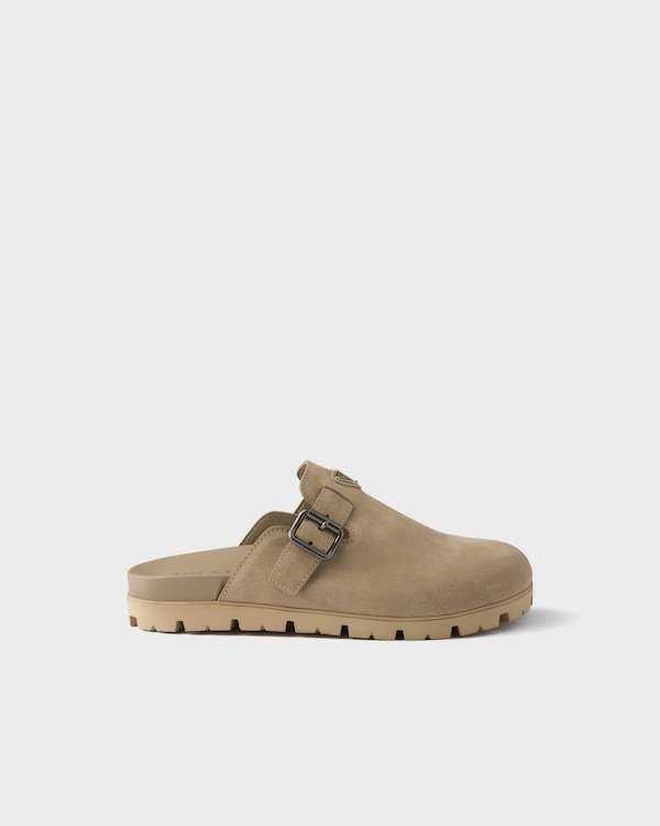 Suede mules - Desert Beige Suede mules - Desert Beige