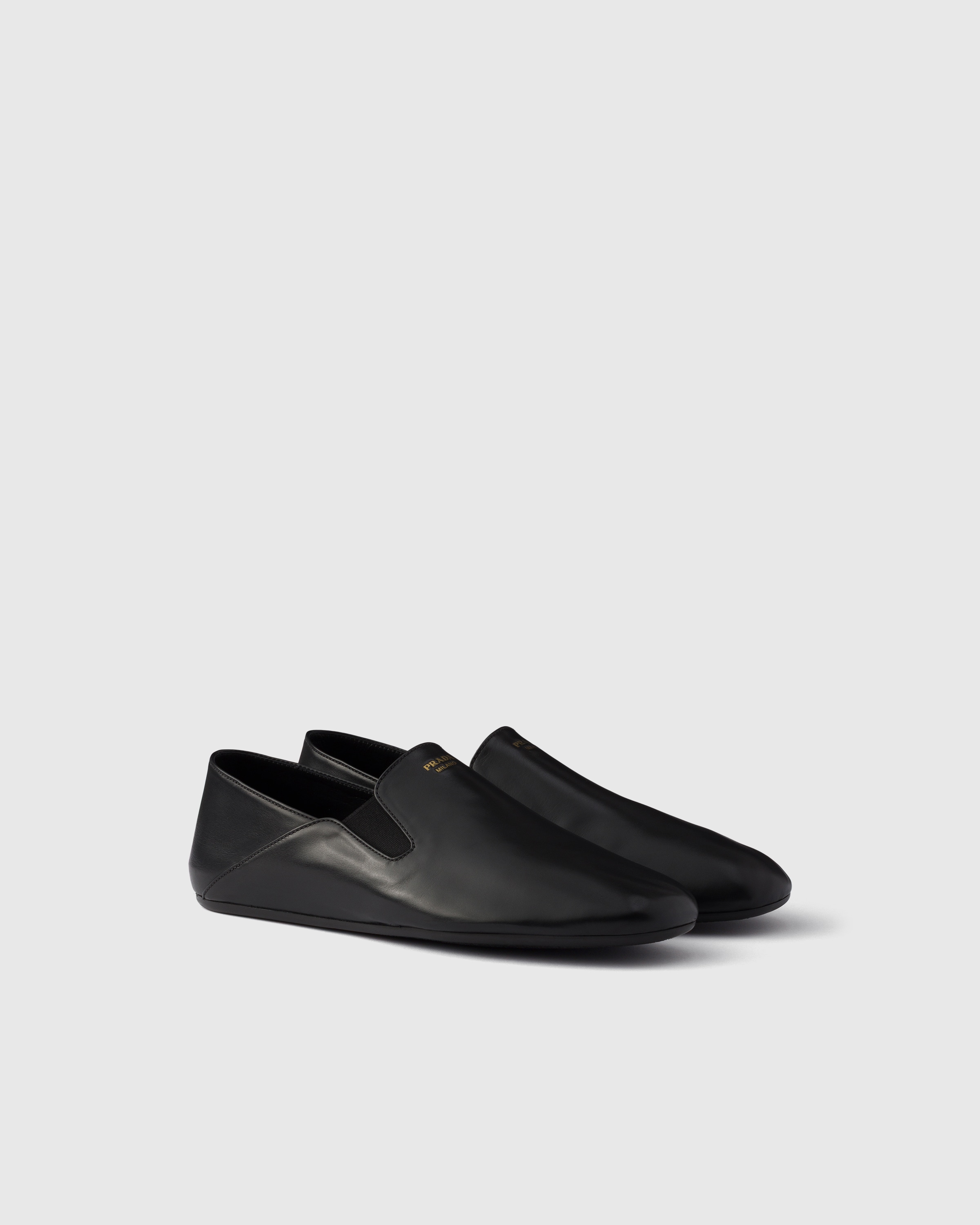 Black Leather loafers | PRADA - Canada