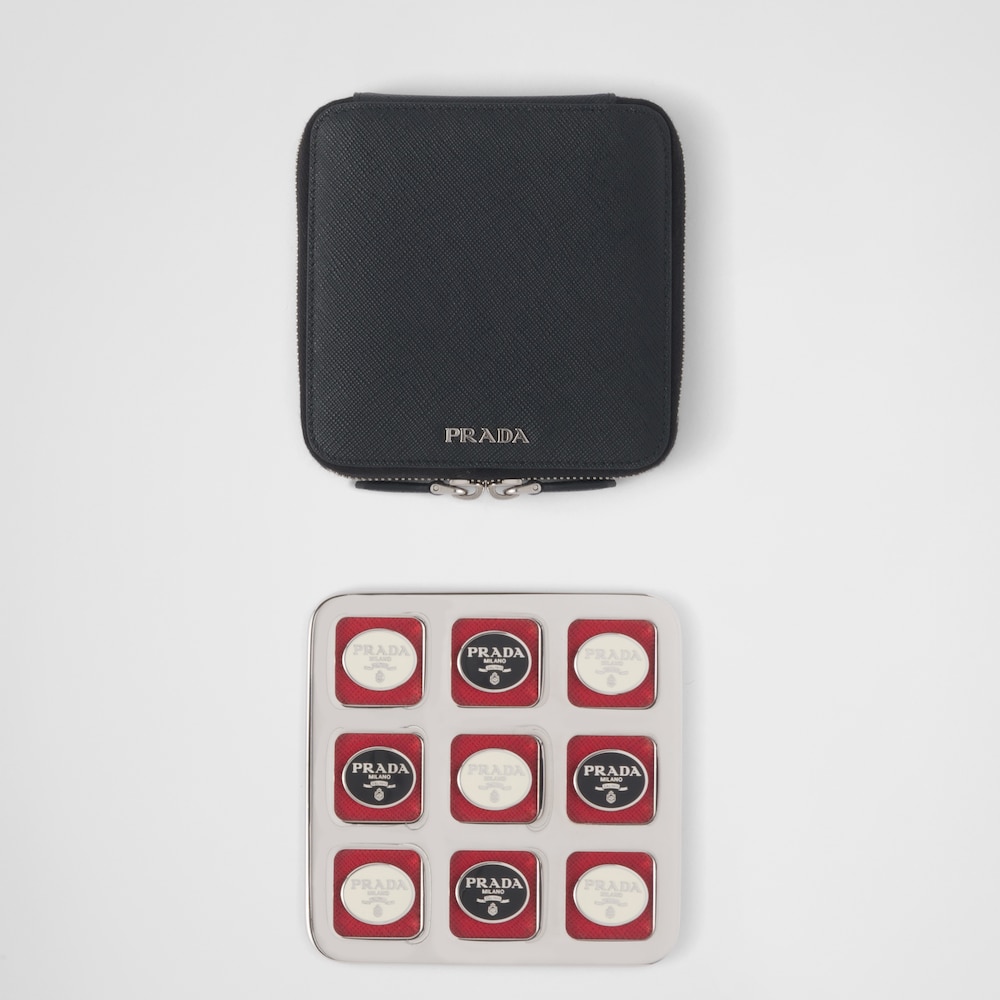 Prada Saffiano 皮革井字棋 1
