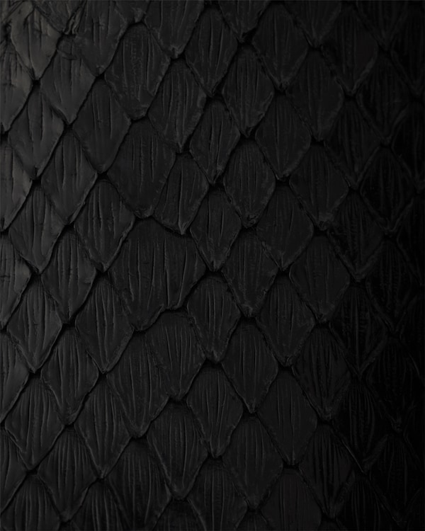 Python leather Chelsea boots - Black Python leather Chelsea boots - Black