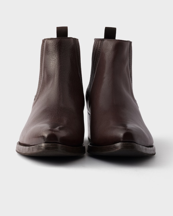 Leather Chelsea boots - Dark Brown Leather Chelsea boots - Dark Brown
