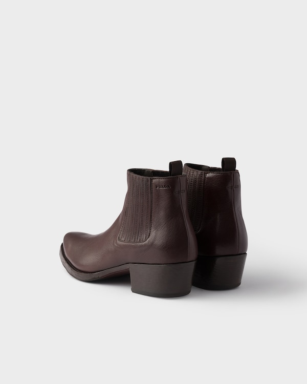 Leather Chelsea boots - Dark Brown Leather Chelsea boots - Dark Brown