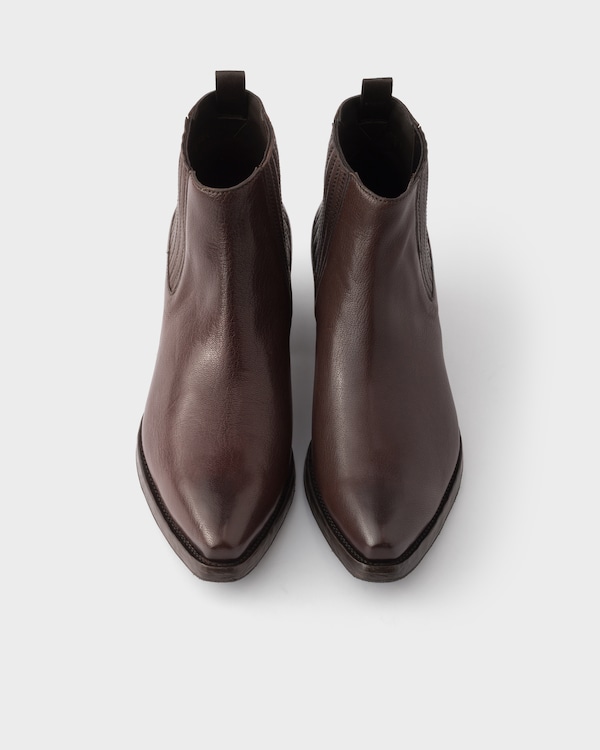 Leather Chelsea boots - Dark Brown Leather Chelsea boots - Dark Brown