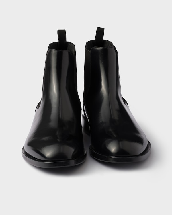 Brushed leather Chelsea boots Brushed leather Chelsea boots
